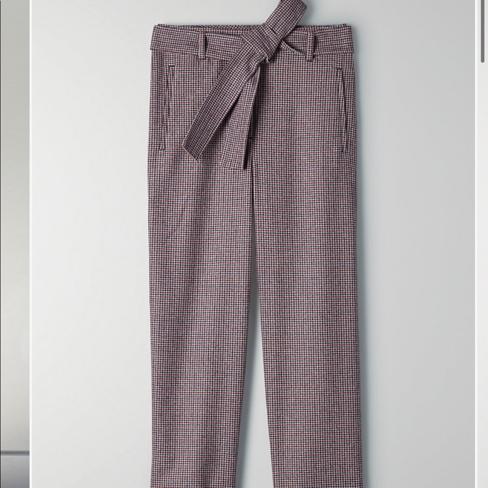 Wilfred Aritzia Tie Front Pant